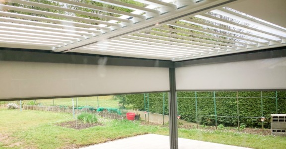Installations de pergolas bioclimatiques en aluminium sur Bordeaux Rive Droite