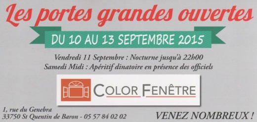 Les&#x20;Portes&#x20;Grandes&#x20;Ouvertes&#x20;du&#x20;10&#x20;au&#x20;13&#x20;Septembre&#x20;2015