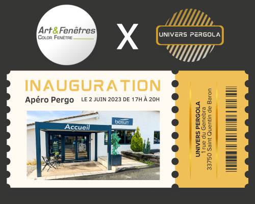 Inauguration&#x20;de&#x20;notre&#x20;soci&#x00E9;t&#x00E9;&#x20;de&#x20;Pergola&#x20;en&#x20;Gironde